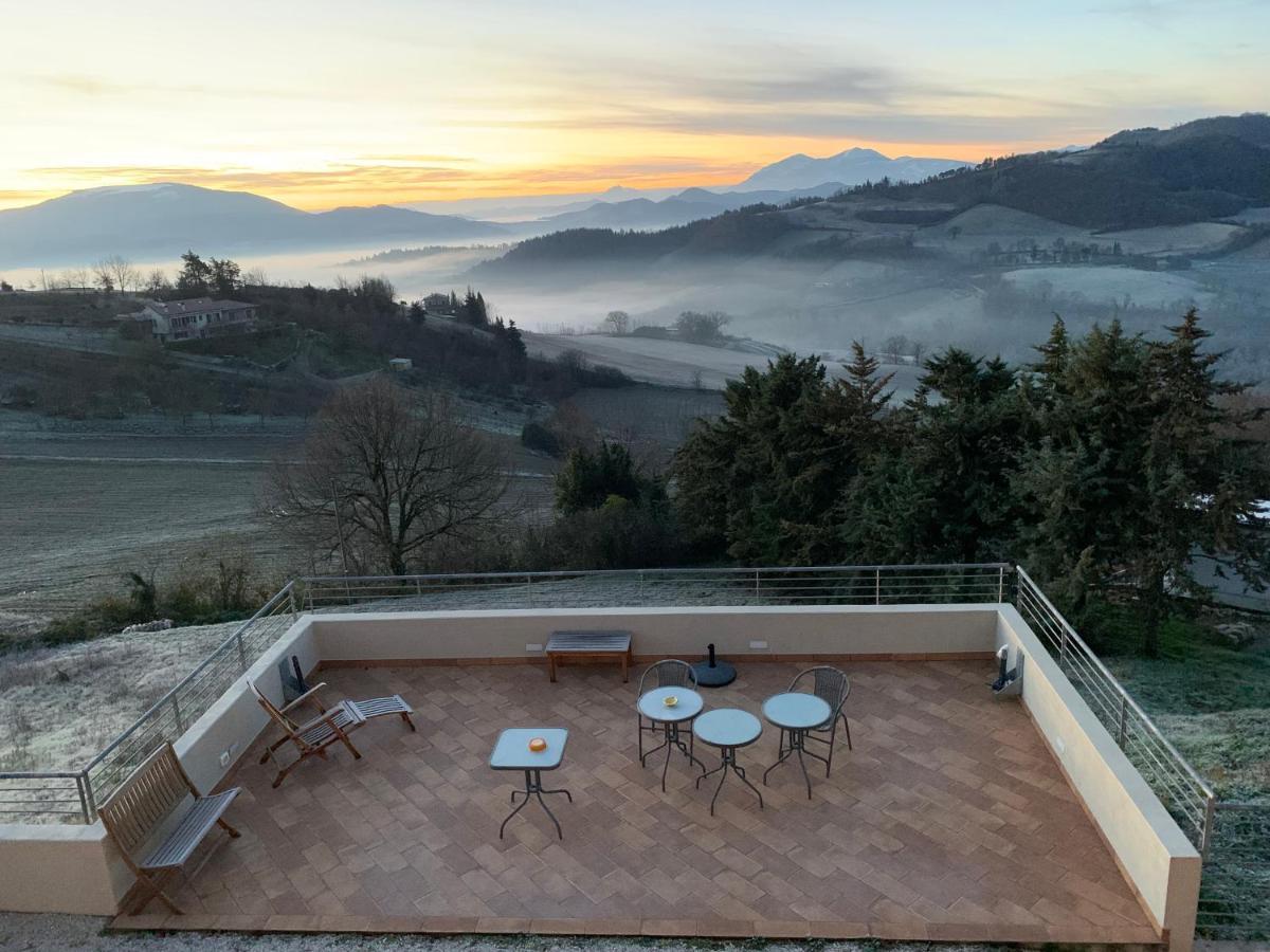 Green B&B Urbino Cá del vento Esterno foto